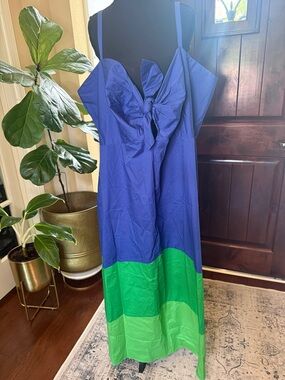 City Chic Colour Love Maxi Dress - Ocean Size XXL